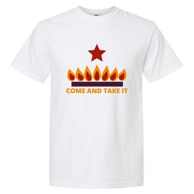 COME AND TAKE IT STOVE Funny Garment-Dyed Heavyweight T-Shirt