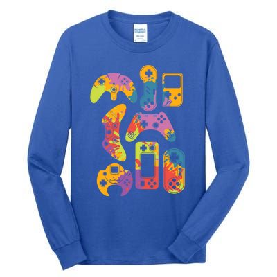 Control All The Things Video Game Controller Cool Gift Tall Long Sleeve T-Shirt