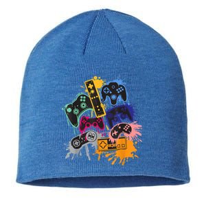 Control All The Things Video Game Controller Gift Sustainable Beanie