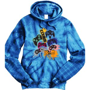 Control All The Things Video Game Controller Gift Tie Dye Hoodie