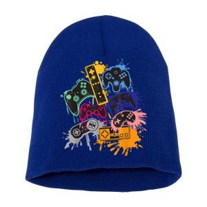 Control All The Things Video Game Controller Gift Short Acrylic Beanie