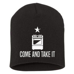 Come And Take It President Joe Biden Ban On Gas Stoves  Short Acrylic Beanie