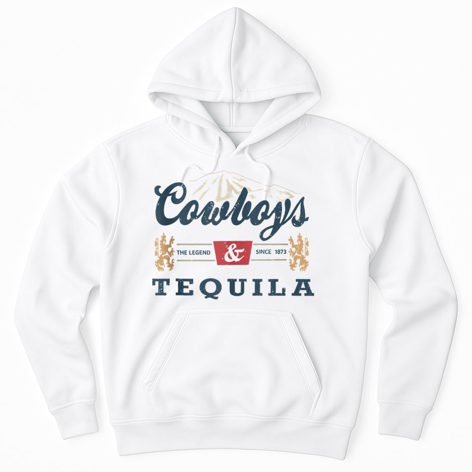 Cowboys And Tequila Outfit For Women Rodeo Western Country Hoodie