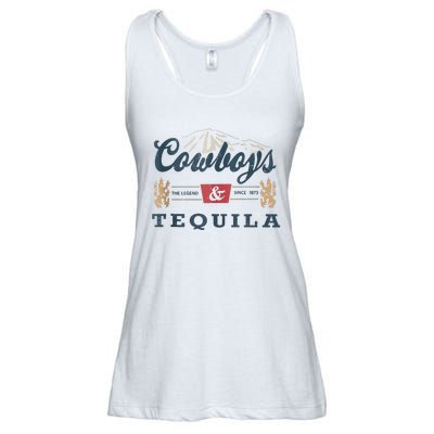 Cowboys And Tequila Outfit For Women Rodeo Western Country Ladies Essential Flowy Tank