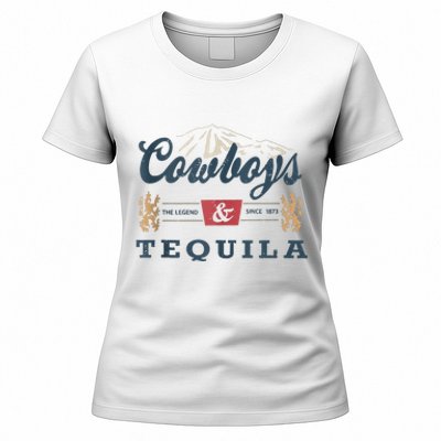 Cowboys And Tequila Outfit For Women Rodeo Western Country Women's T-Shirt