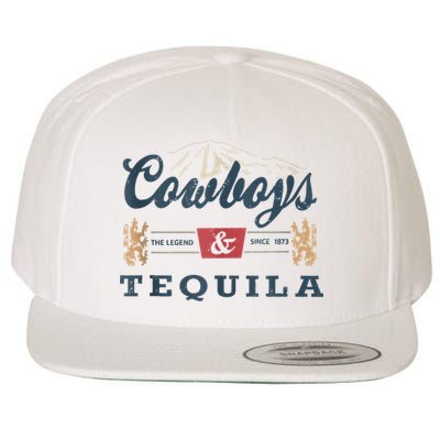 Cowboys And Tequila Outfit For Women Rodeo Western Country Wool Snapback Cap