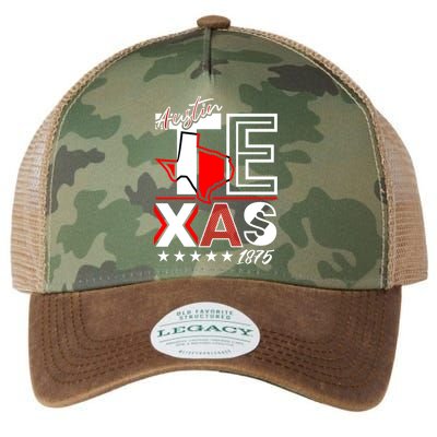 Cool Austin Texas Logo Legacy Tie Dye Trucker Hat