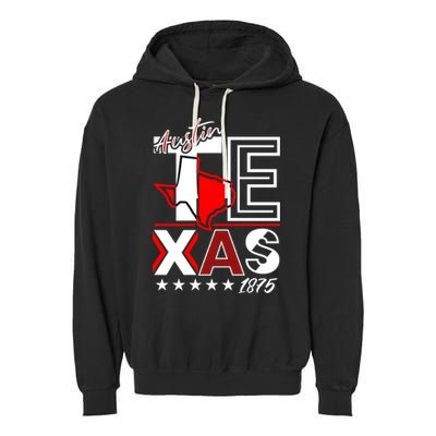 Cool Austin Texas Logo Garment-Dyed Fleece Hoodie