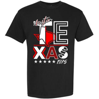 Cool Austin Texas Logo Garment-Dyed Heavyweight T-Shirt