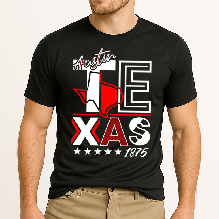 Cool Austin Texas Logo Cooling Performance Crew T-Shirt