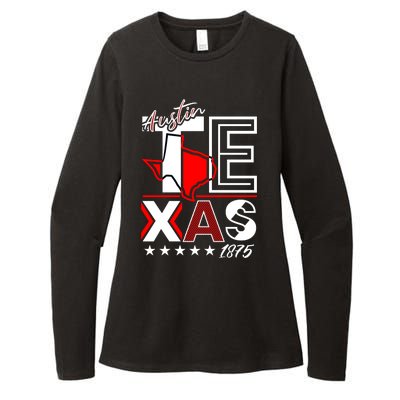 Cool Austin Texas Logo Womens CVC Long Sleeve Shirt