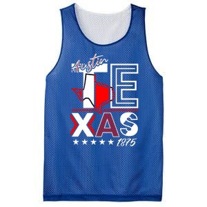 Cool Austin Texas Logo Mesh Reversible Basketball Jersey Tank