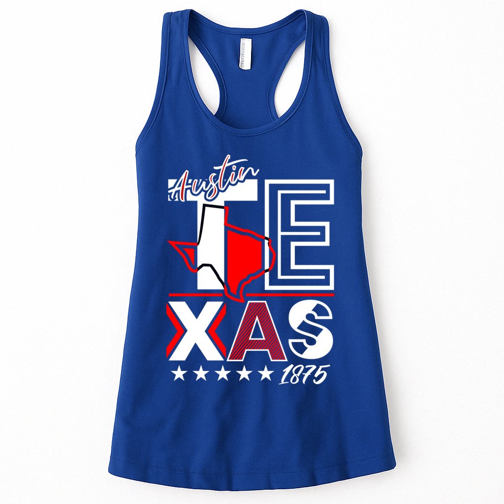Cool Austin Texas Logo Womens Tank Top