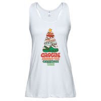 Crocin Around The Christmas Tree Crocs Holiday Season Ladies Essential Flowy Tank