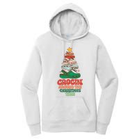 Crocin Around The Christmas Tree Crocs Holiday Season Women's Pullover Hoodie