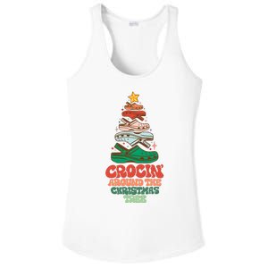 Crocin Around The Christmas Tree Crocs Holiday Season Ladies PosiCharge Competitor Racerback Tank