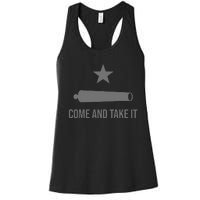 COME AND TAKE IT FLAG TEXAS PRIDE GONZALES CANNON Women's Racerback Tank