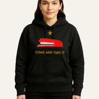 Come And Take It Red Stapler Novelty Retro Office Meme Hoodie