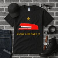 Come And Take It Red Stapler Novelty Retro Office Meme Tall T-Shirt