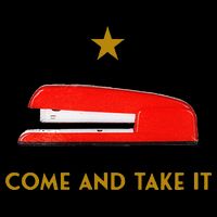 Come And Take It Red Stapler Novelty Retro Office Meme Toddler T-Shirt