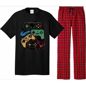 Control All The Things Video Game Controller Gamer Graphic Pajama Set