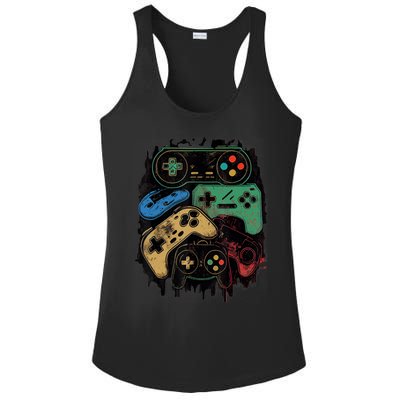 Control All The Things Video Game Controller Gamer Graphic Ladies PosiCharge Competitor Racerback Tank