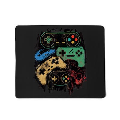 Control All The Things Video Game Controller Gamer Graphic Mousepad