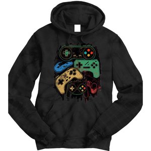 Control All The Things Video Game Controller Gamer Graphic Tie Dye Hoodie