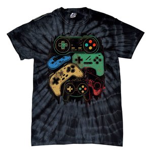 Control All The Things Video Game Controller Gamer Graphic Tie-Dye T-Shirt