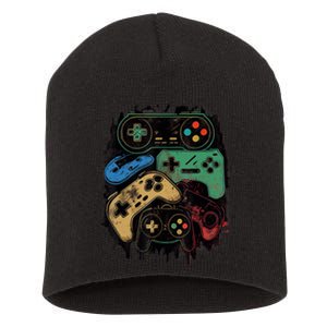 Control All The Things Video Game Controller Gamer Graphic Short Acrylic Beanie