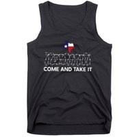 Come And Take It Razor Wire Barbed Wire Border Texas Border Tank Top