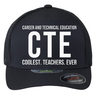 Career And Technical Education Cte Teacher Flexfit Unipanel Trucker Cap