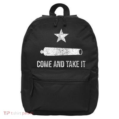 COME AND TAKE IT FLAG TEXAS PRIDE GONZALES CANNON 16 in Basic Backpack