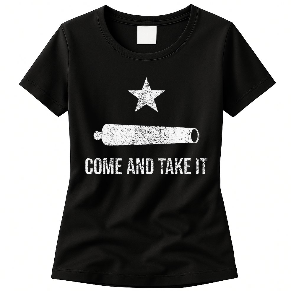 COME AND TAKE IT FLAG TEXAS PRIDE GONZALES CANNON Womens T-Shirt
