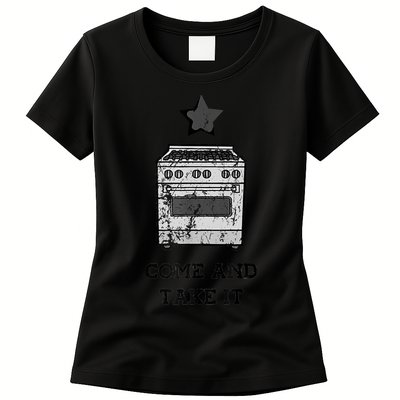 Come And Take It President Joe Biden Ban On Gas Stoves Womens T-Shirt