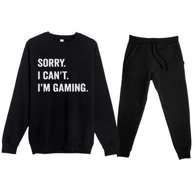 Control All The Things Video Game Controller Premium Crewneck Sweatsuit Set