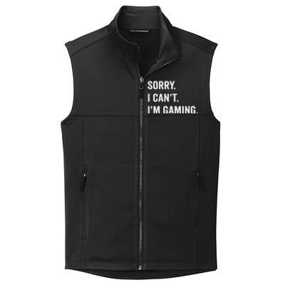 Control All The Things Video Game Controller Collective Smooth Fleece Vest