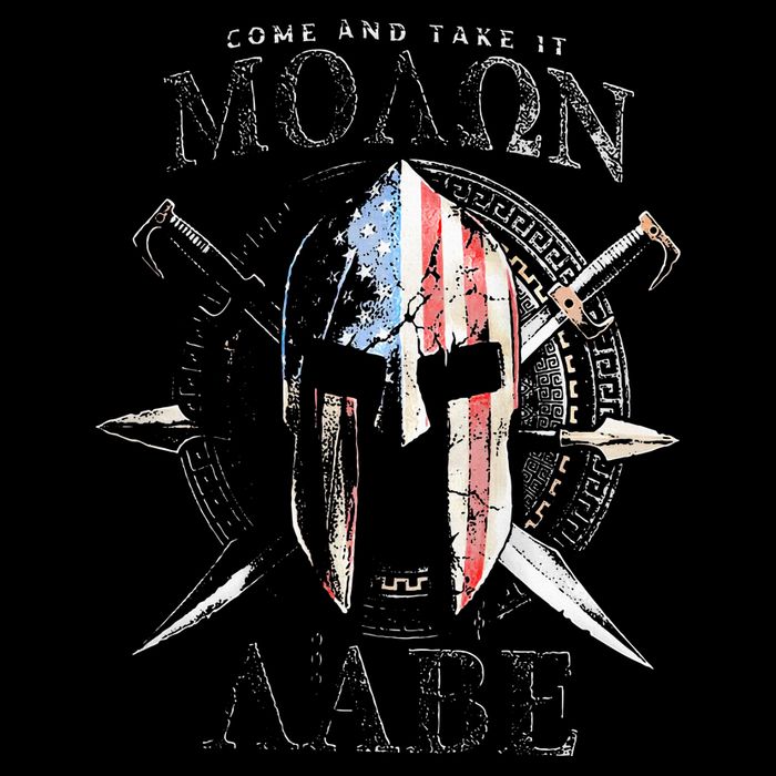 Come And Take It Molon Labe 2nd Amendment Full-Length Apron With Pockets