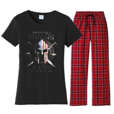 Come And Take It Molon Labe 2nd Amendment Women's Flannel Pajama Set