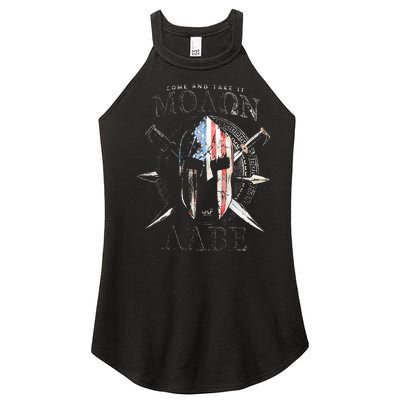 Come And Take It Molon Labe 2nd Amendment Women’s Perfect Tri Rocker Tank