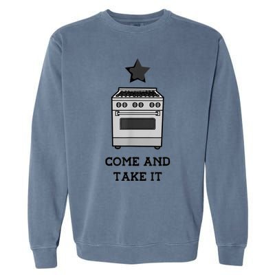 Come And Take It President Joe Biden Ban On Gas Stoves Garment-Dyed Sweatshirt