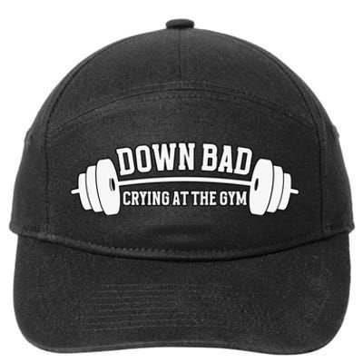 Crying At The Gym 7-Panel Snapback Hat