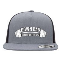 Crying At The Gym Flat Bill Trucker Hat