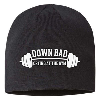 Crying At The Gym Sustainable Beanie