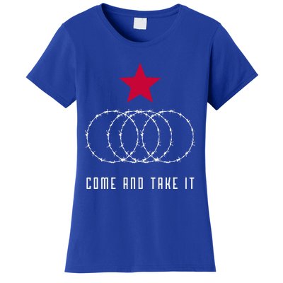 Come And Take It Texas Border Razor Wire Women's T-Shirt