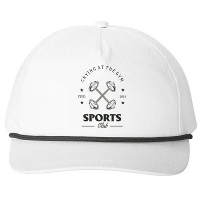 Crying At The Gym Sports Club Ttpd Snapback Five-Panel Rope Hat