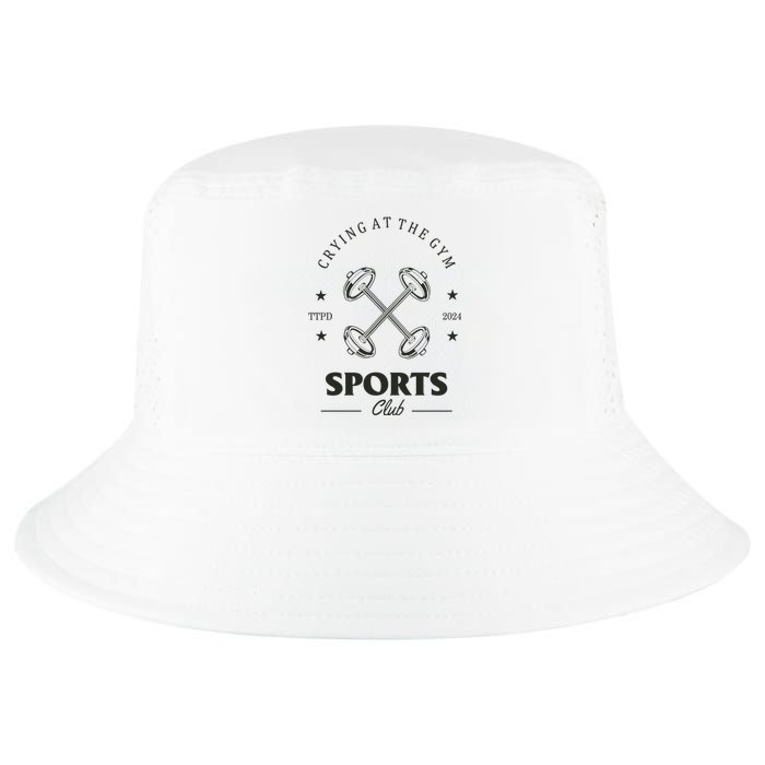 Crying At The Gym Sports Club Ttpd Cool Comfort Performance Bucket Hat