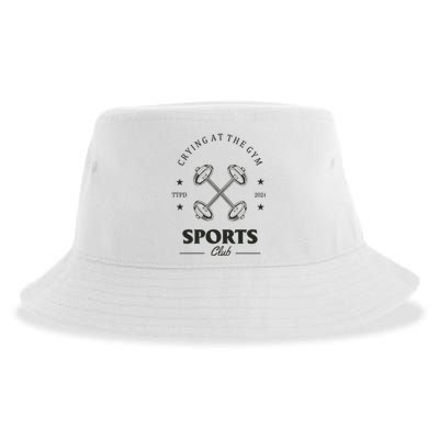 Crying At The Gym Sports Club Ttpd Sustainable Bucket Hat