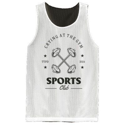 Crying At The Gym Sports Club Ttpd Mesh Reversible Basketball Jersey Tank