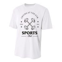 Crying At The Gym Sports Club Ttpd Performance Sprint T-Shirt